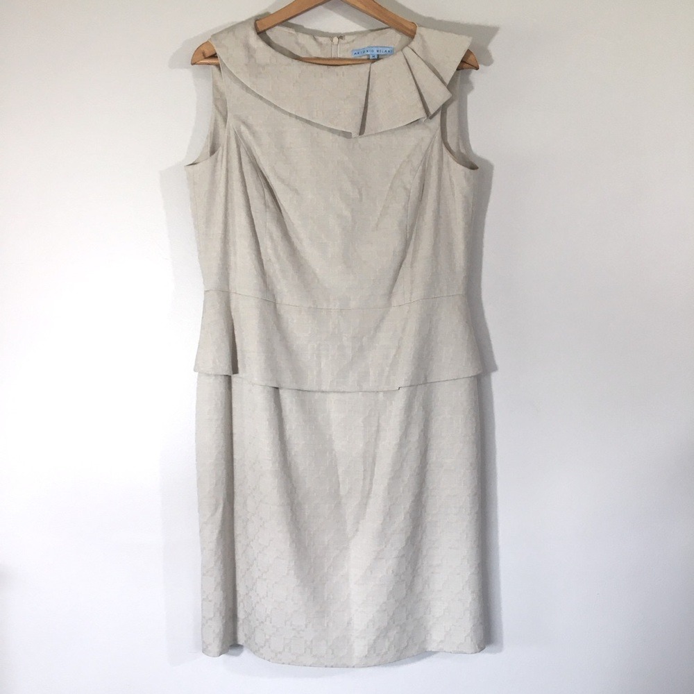 Antonio Melani Linen Blend Jackie O Style Dress‎